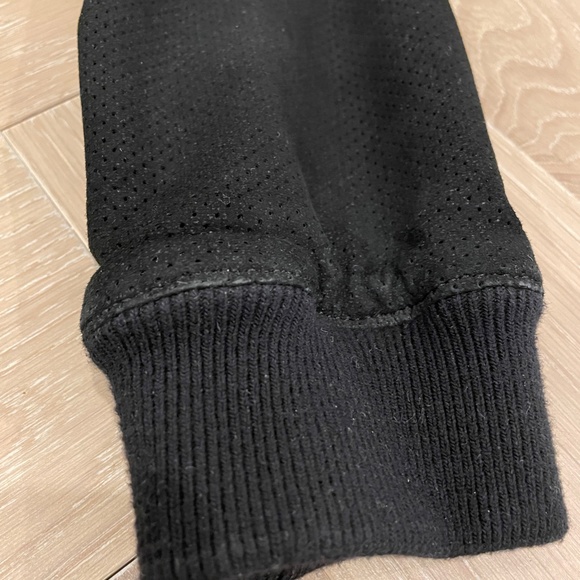Allsaints Men's Suede "Tyde" Bomber Black - Size XS - Picture 2 of 7